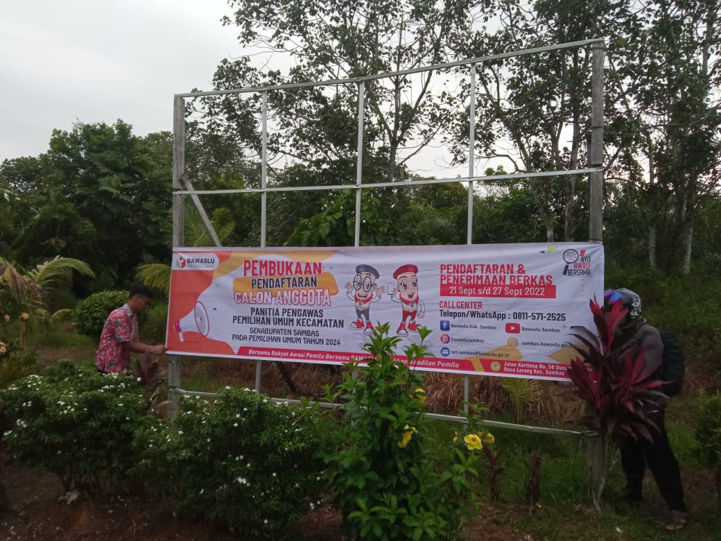 Bawaslu Sambas Akan Membuka Pendaftaran Pengawas Kecamatan
