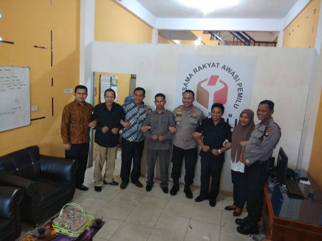 Bawaslu Sambas Mendapat Kunjungan Dari Polres Sambas