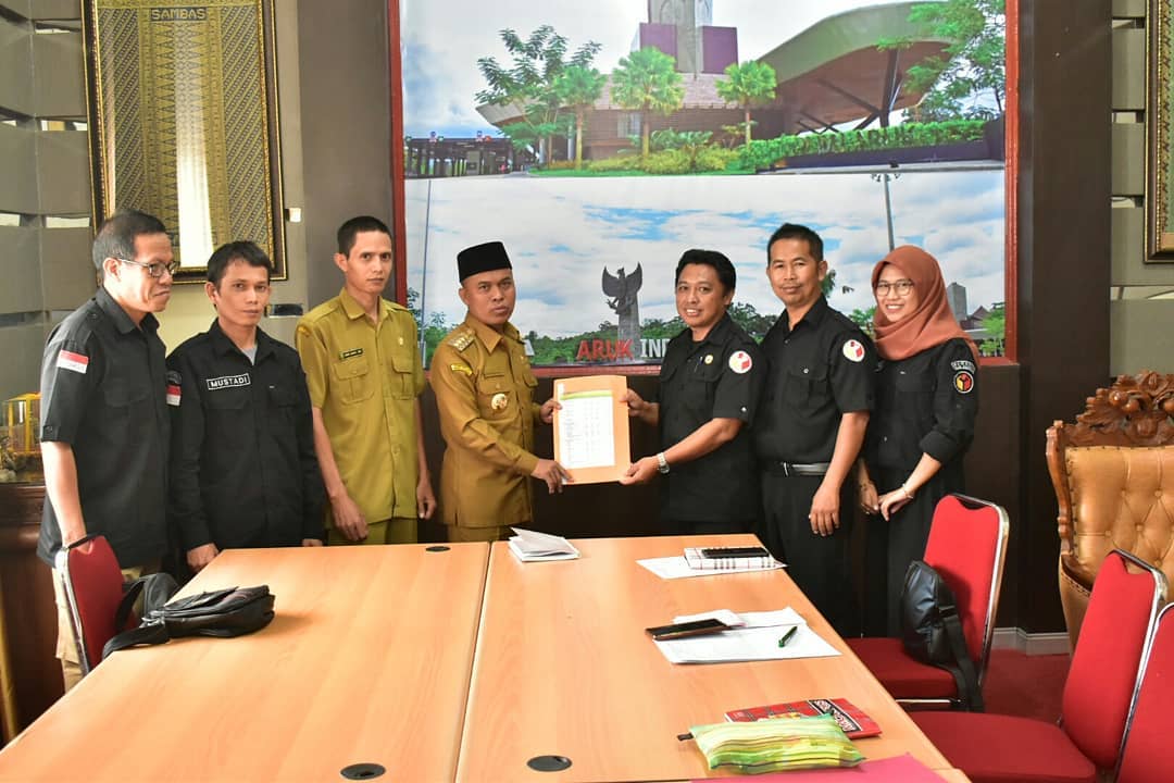Bupati Sambas Menyambut Baik Audiensi dengan Bawaslu Kab.Sambas