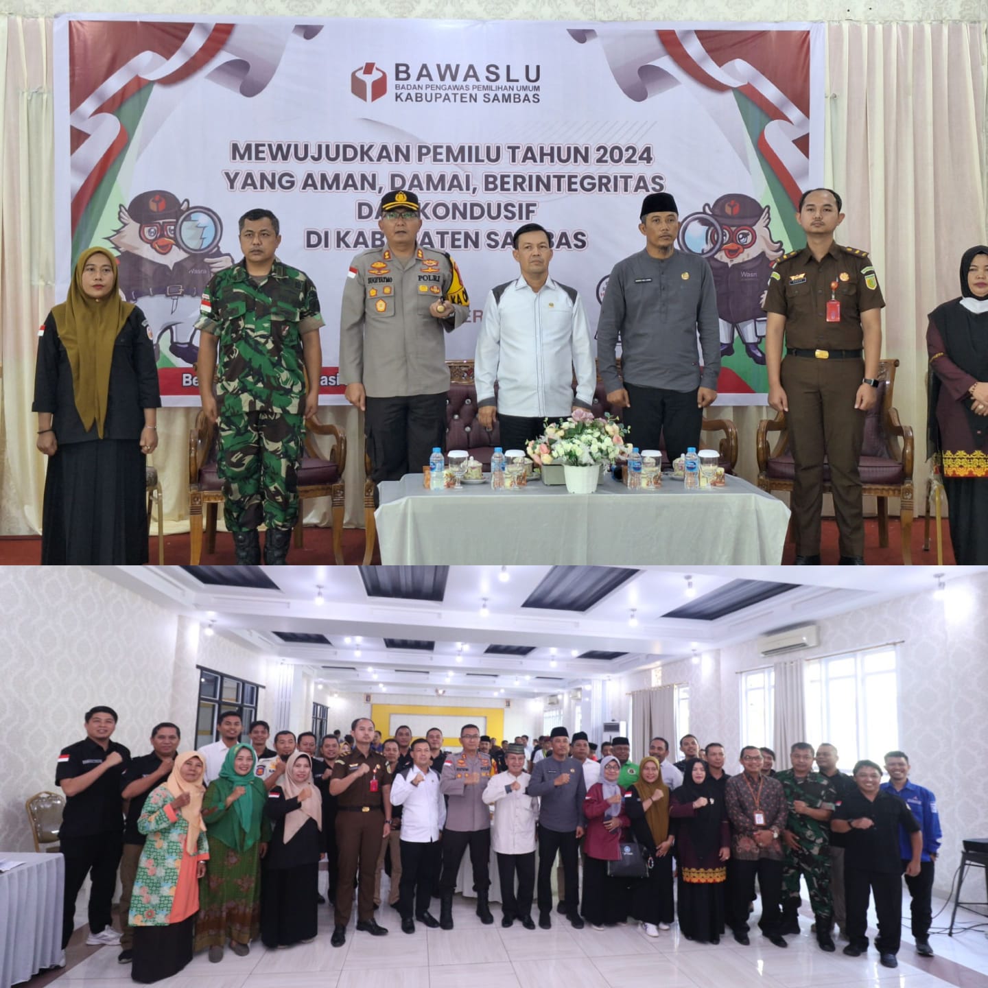 Deklarasi Pemilu Damai Kabupaten Sambas Pemilu 2024