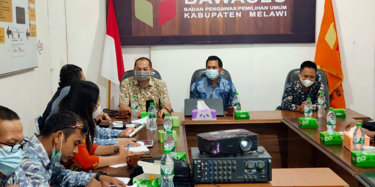 KORDIV Penyelesaian Sengketa Bawaslu SE-Kalimantan Barat Melaksanakan Evaluasi dan Rapat Kerja Penyusunan Program Kerja Divisi Penyelesaian Sengketa Di Nanga Pinoh