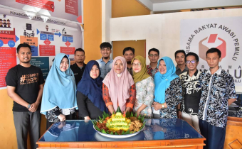 HUT Ke-1 Tahun, Bawaslu Kab. Sambas Gelar Syukuran Di Kantor Bawaslu
