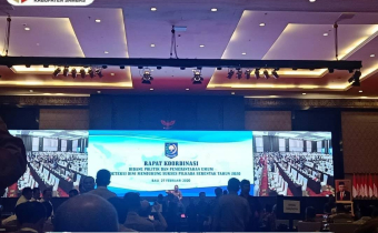 Mendagri Buka Rakor  Bidang Politik dan Pemerintahan Umum dan Deteksi Dini Mendukung Suksesnya  Pilkada Serentak Tahun 2020