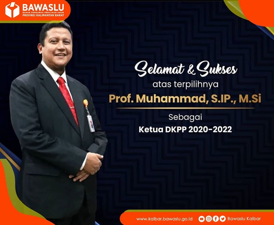 Prof.  Muhammad Terpilih Menjadi Ketua DKPP Definitif
